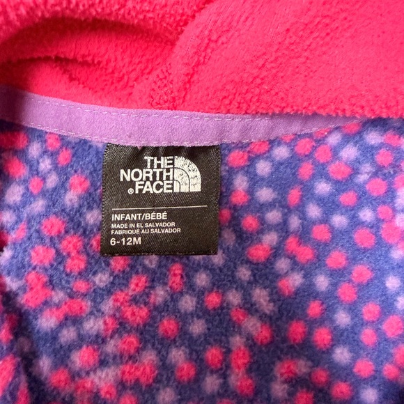 The North Face Infant Girls Zip Up Hooded Jacket - Picture 4 of 4